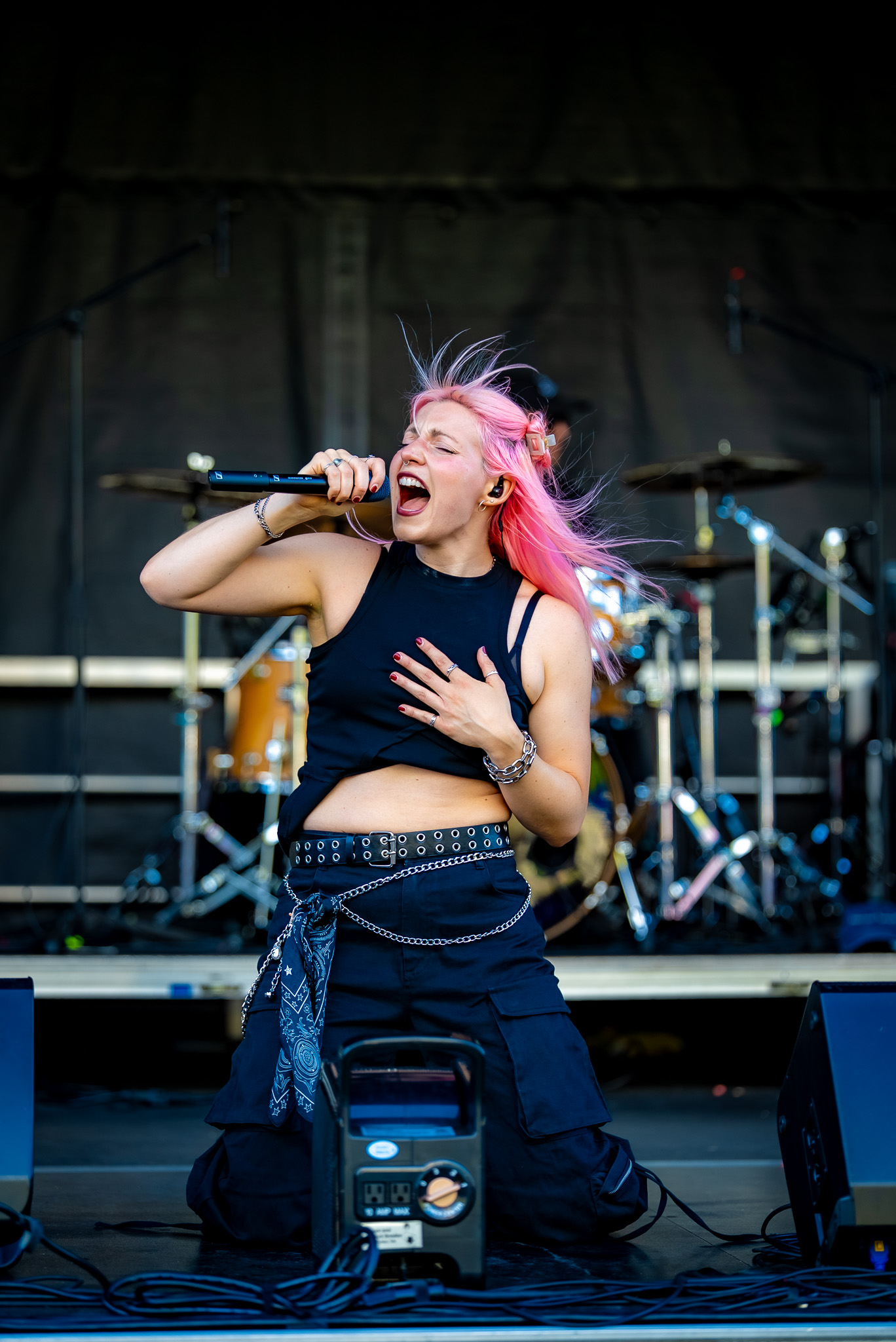 Wide view of a Bite of Seattle performance