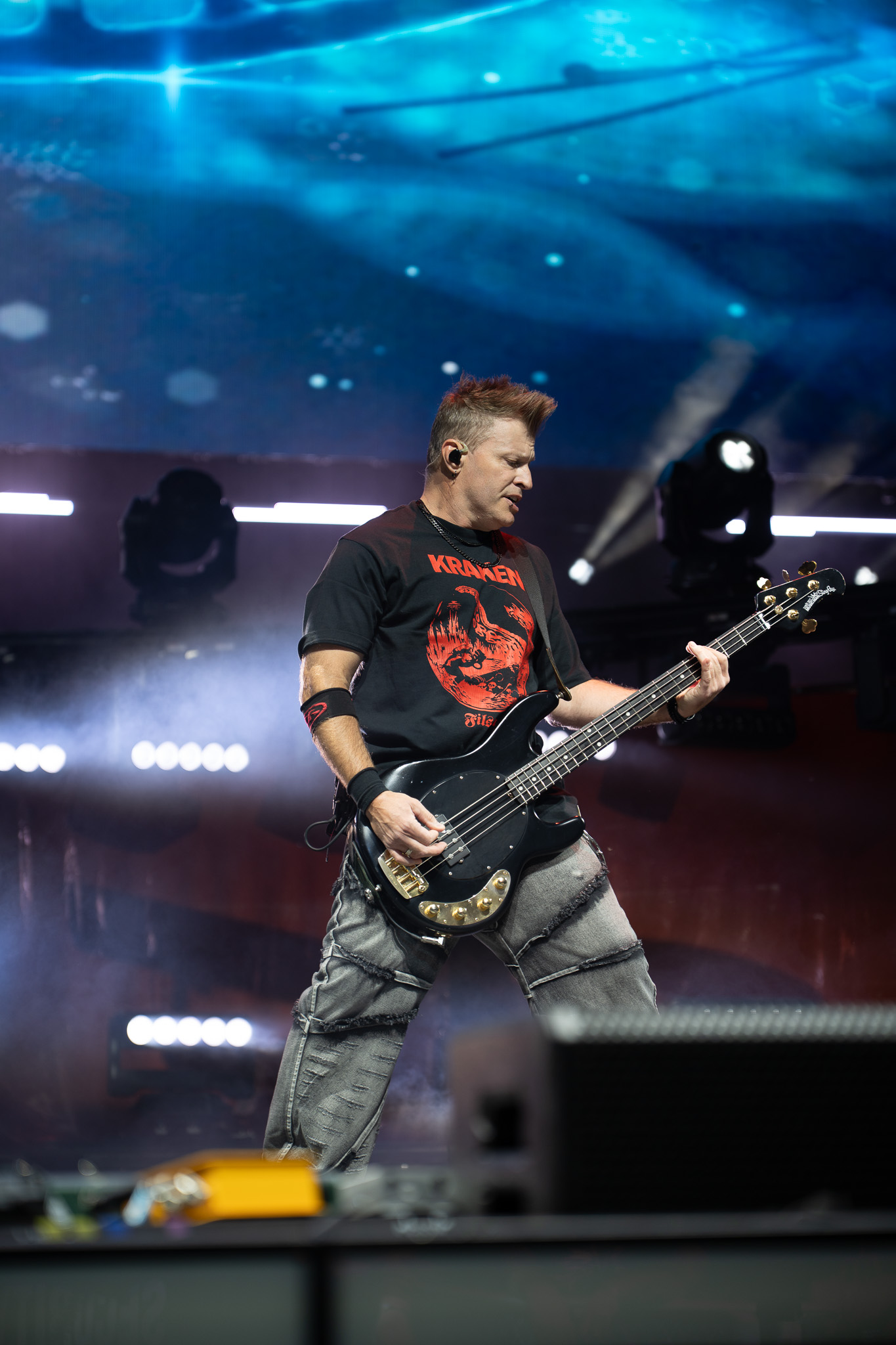 Three Days Grace vocalist mid-song