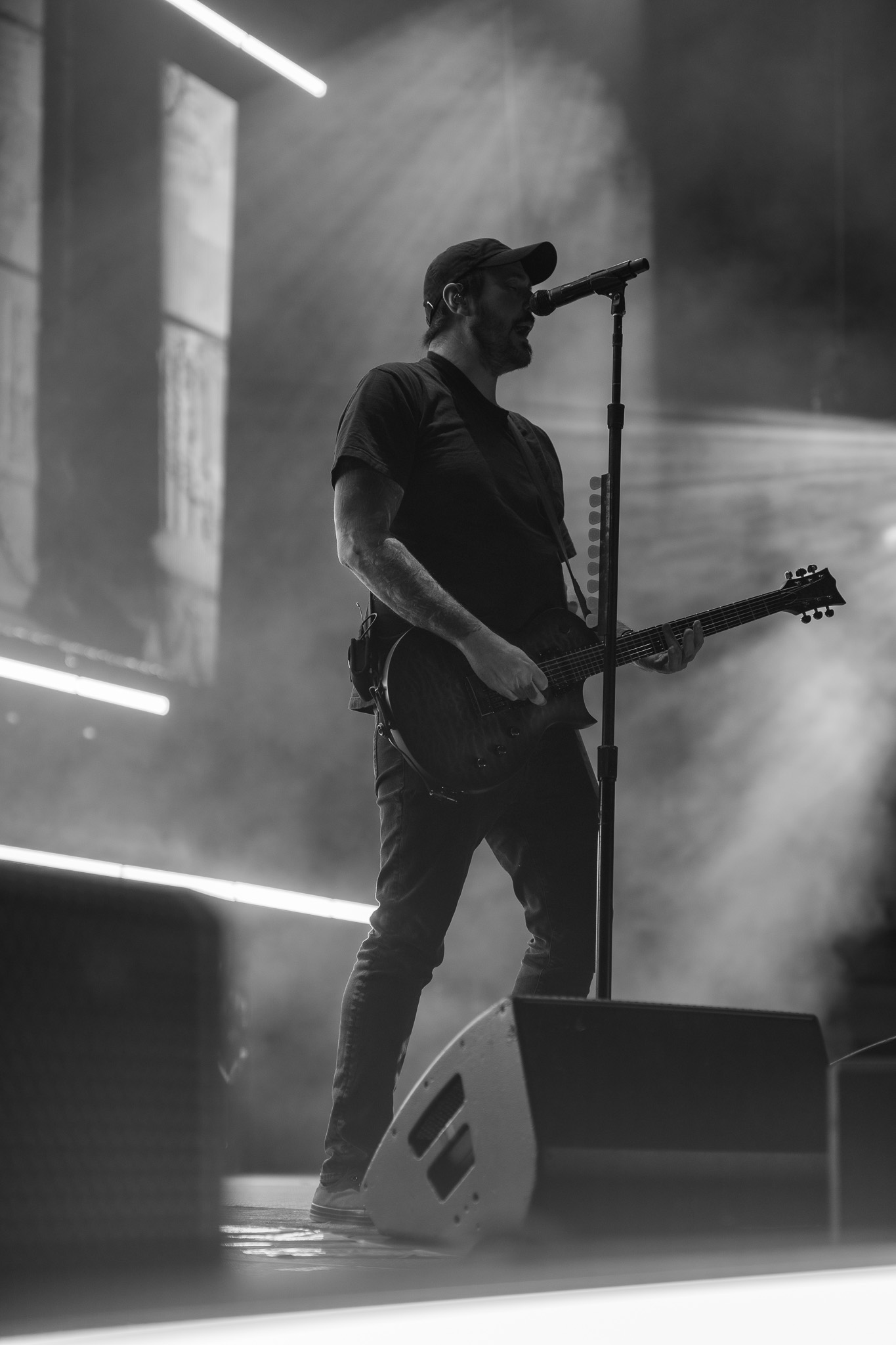 Breaking Benjamin vocalist performing