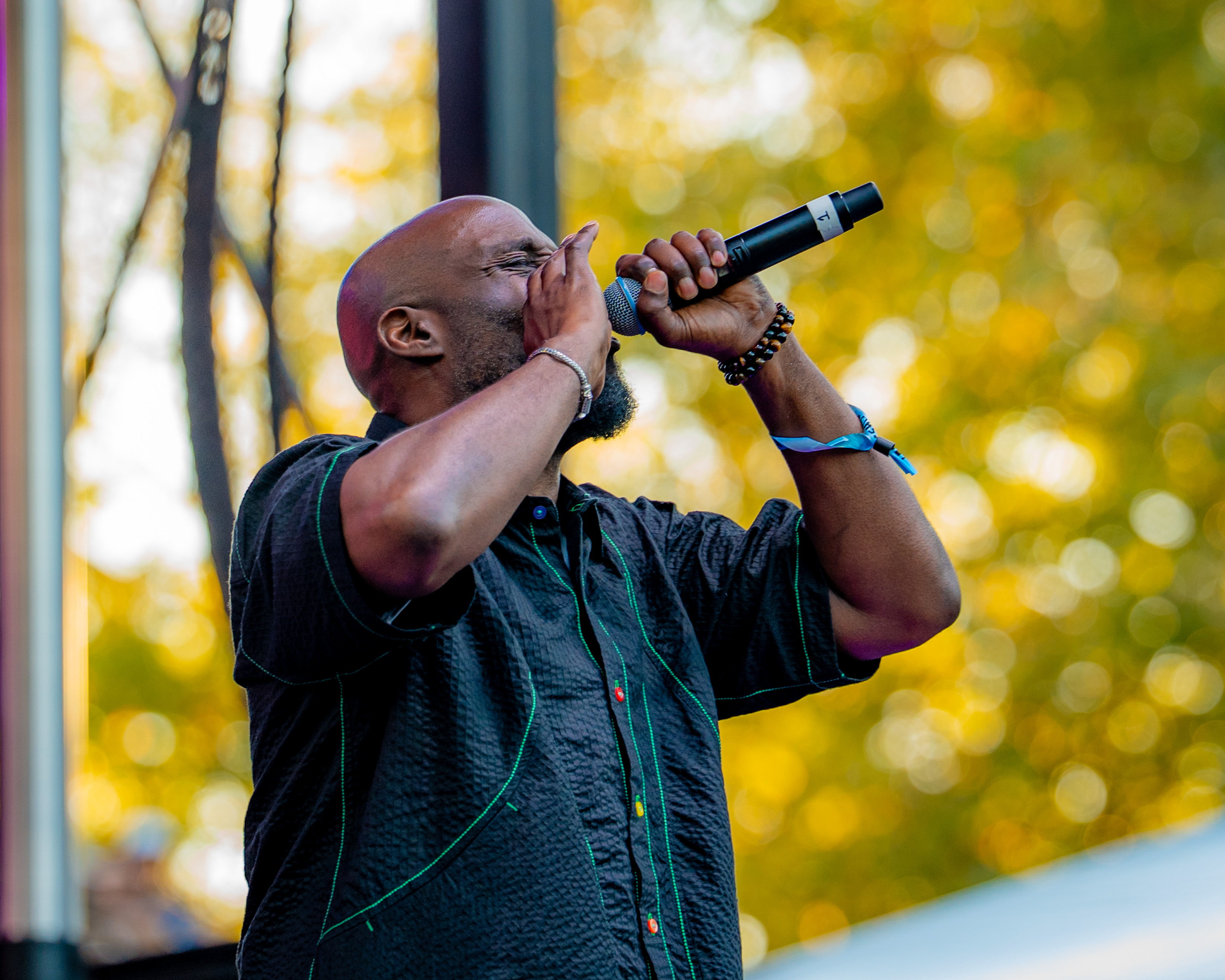 De La Soul performing in the afternoon at Seattle Center