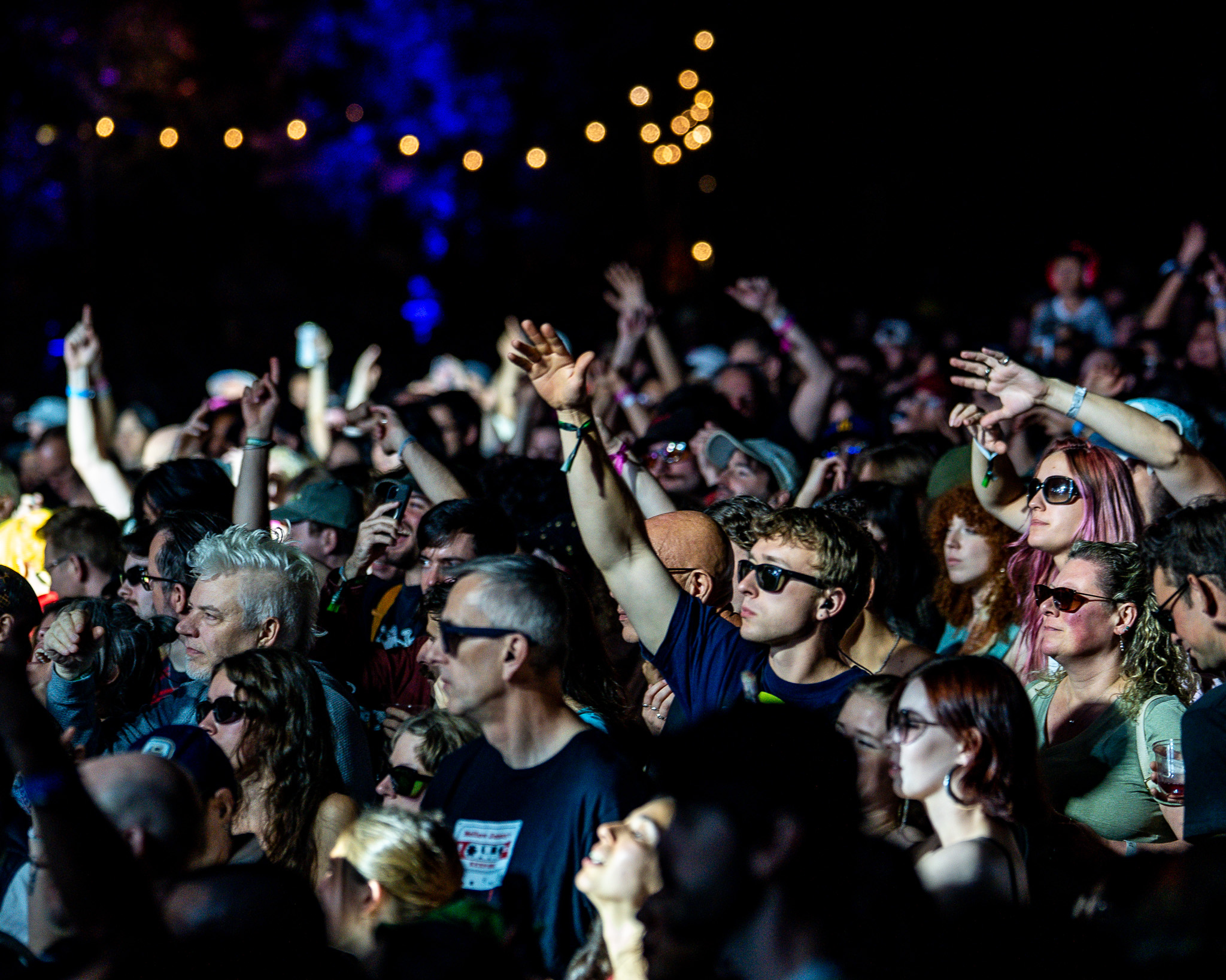 The crowd gathered for TOKiMONSTA at Bumbershoot