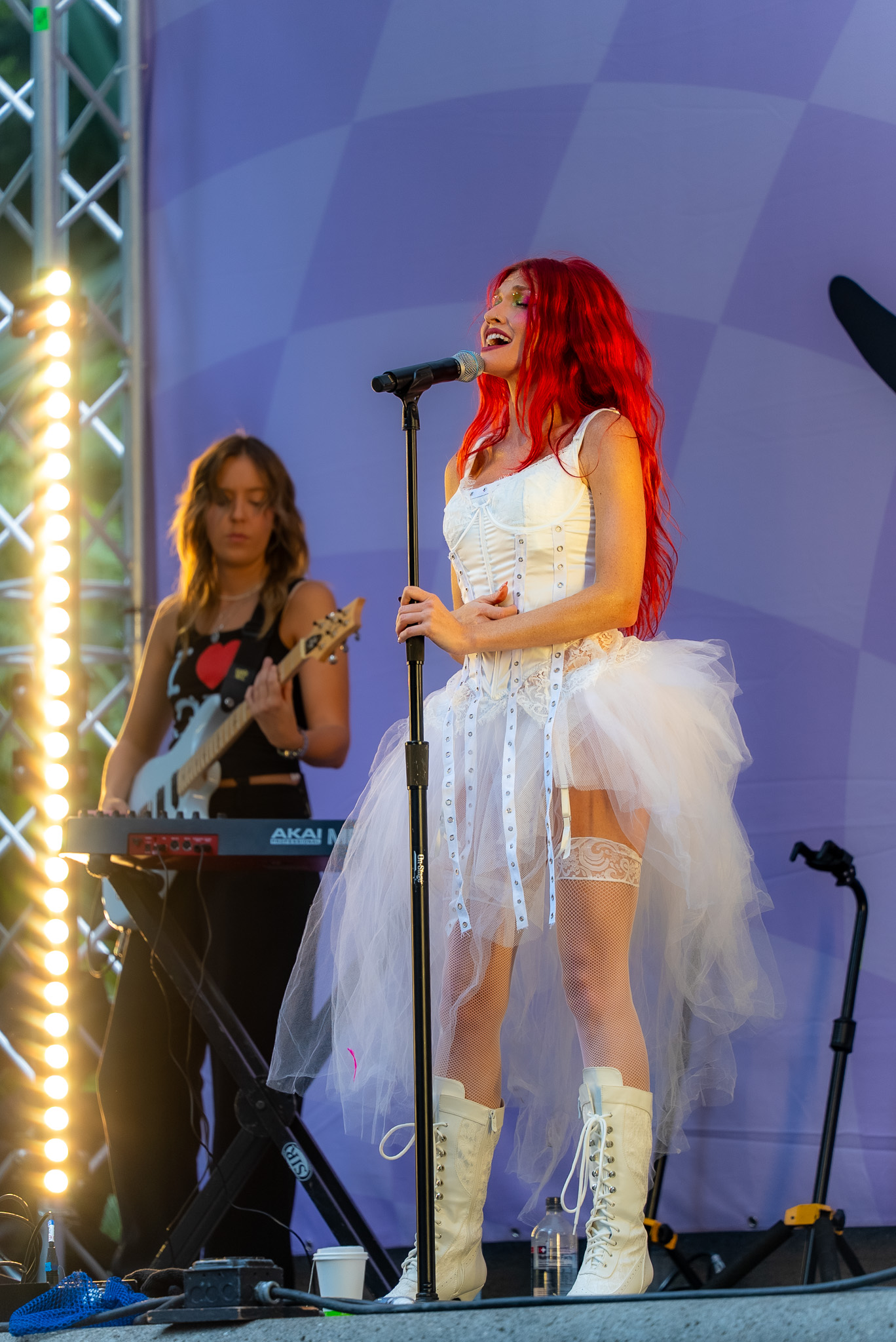 Mandy Lee performing as Cherry Bomb