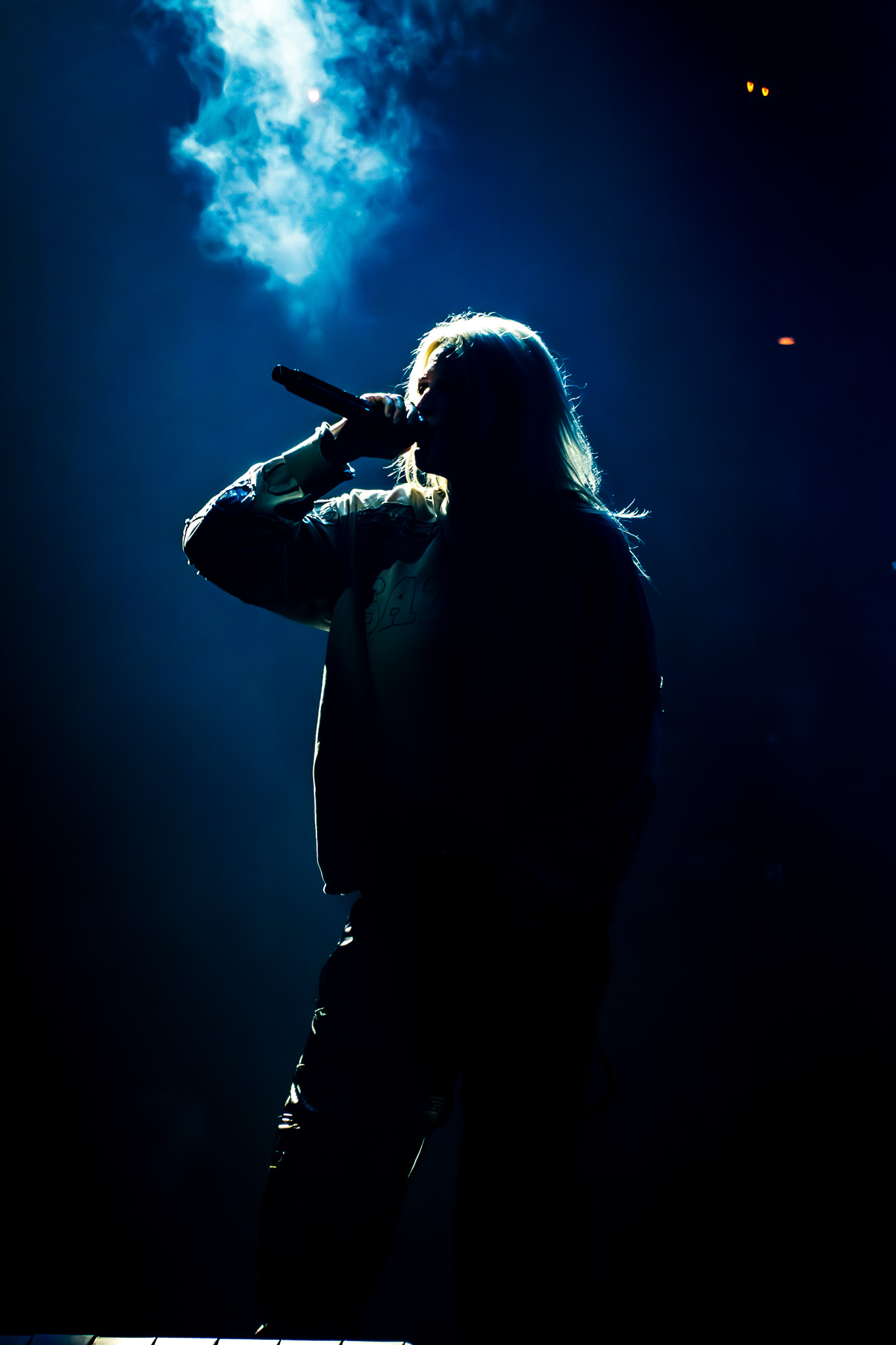 Linkin Park performing at Climate Pledge Arena