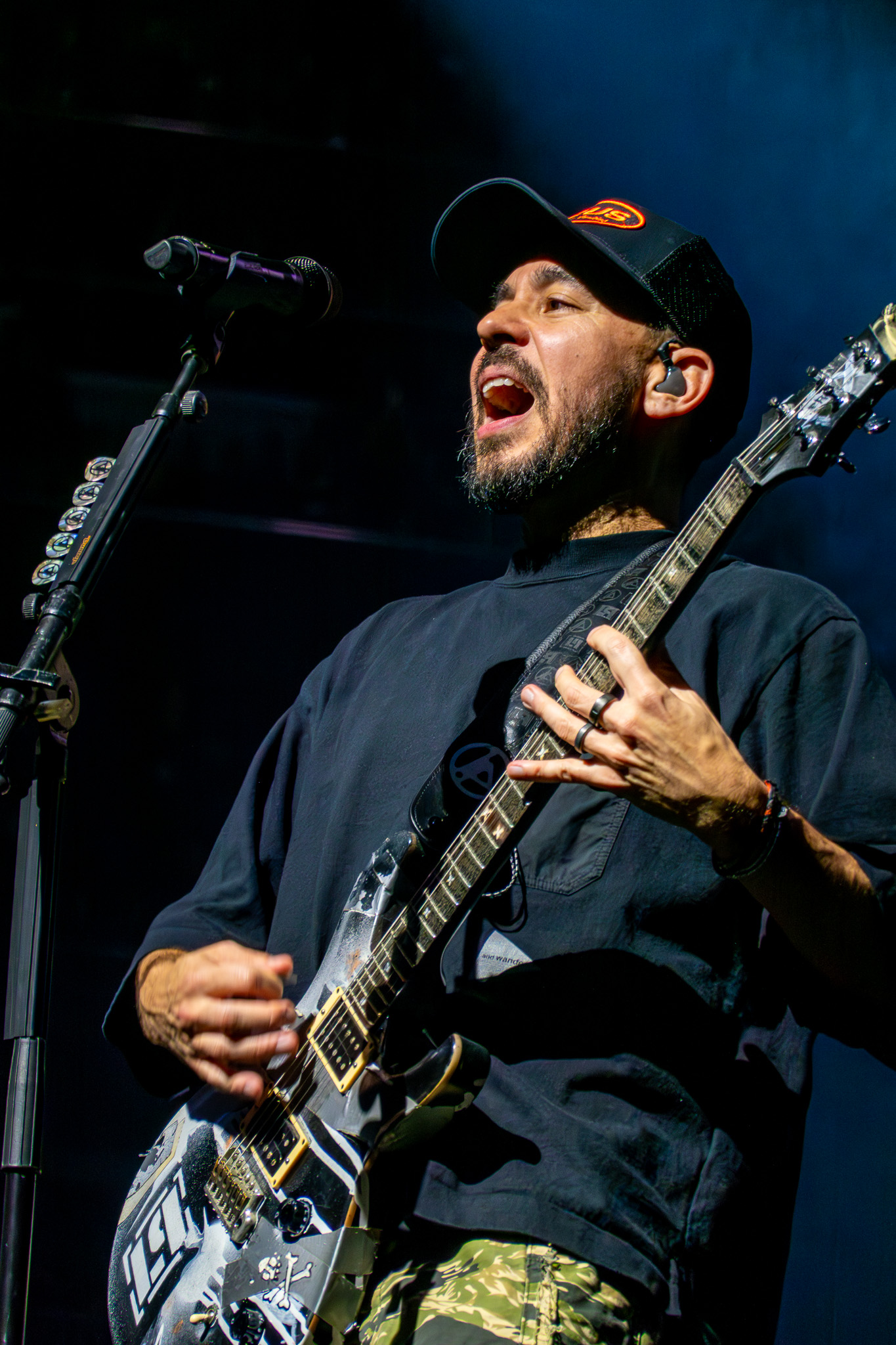 Linkin Park guitarist performing at Climate Pledge Arena