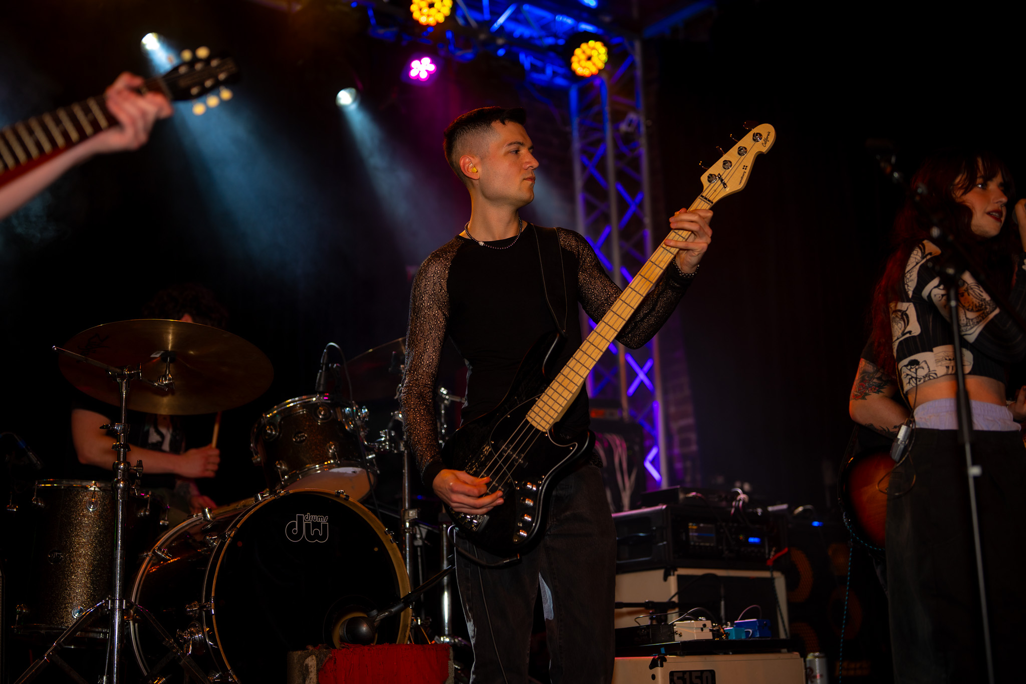Waltzerr performing together in a Seattle club