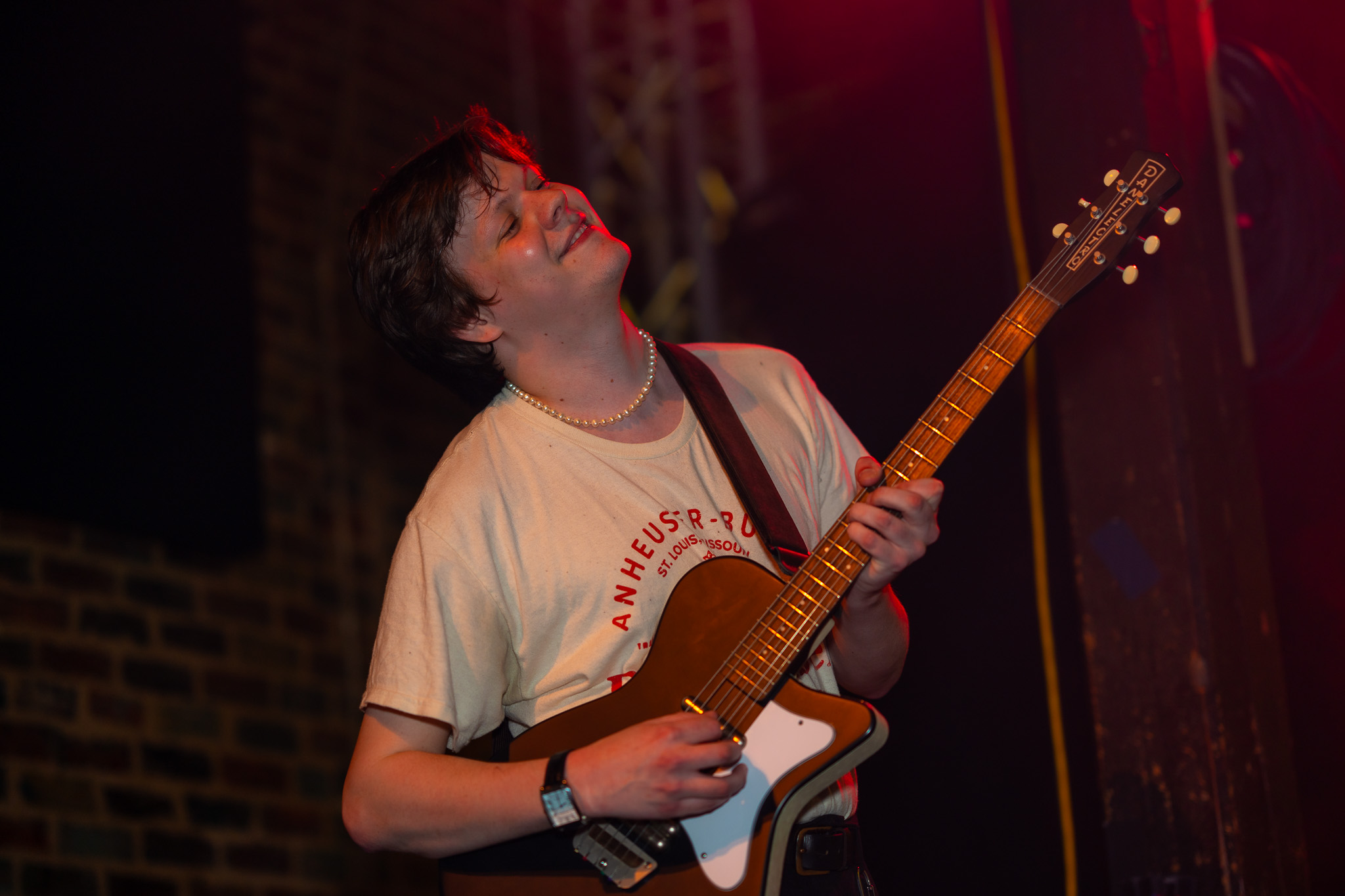 Waltzerr guitarist in a vertical portrait