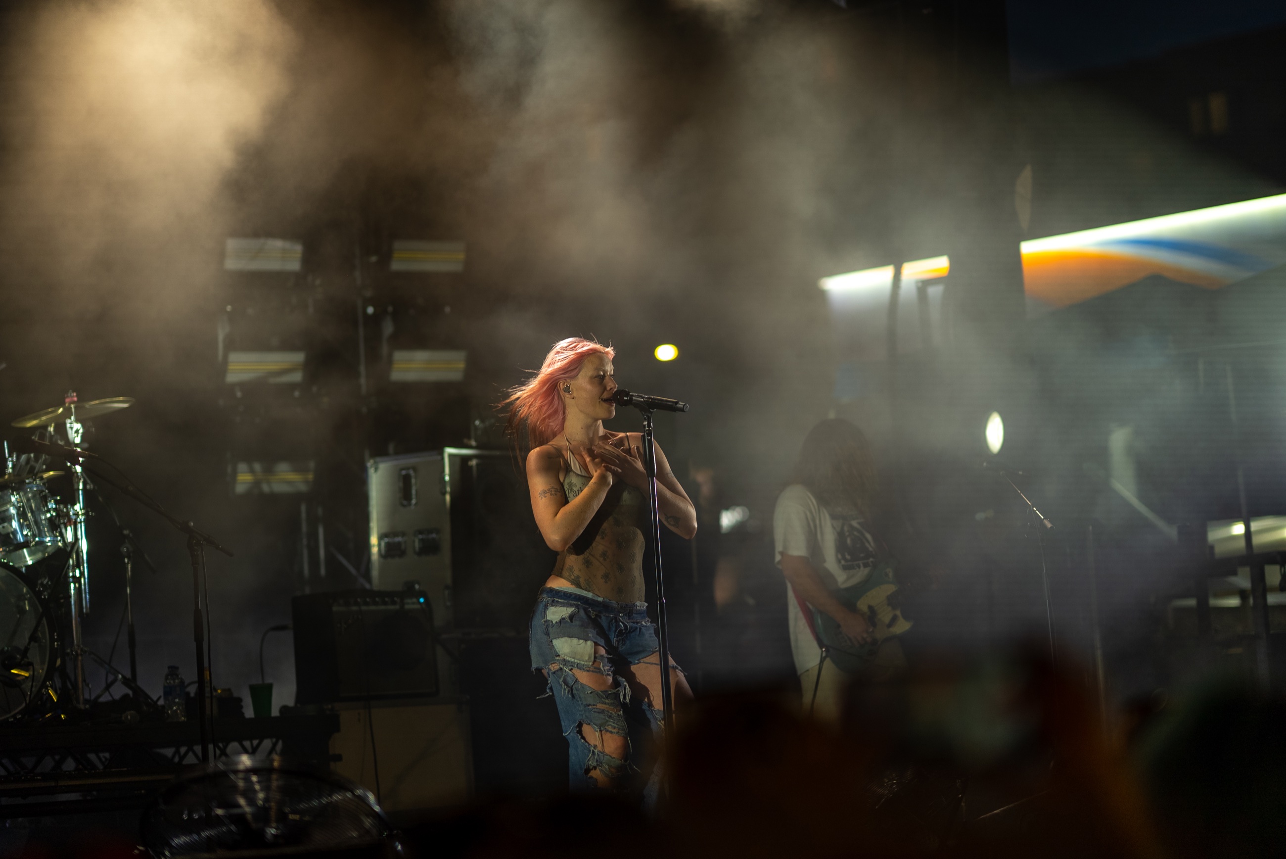 Wet Leg performing at Capitol Hill Block Party