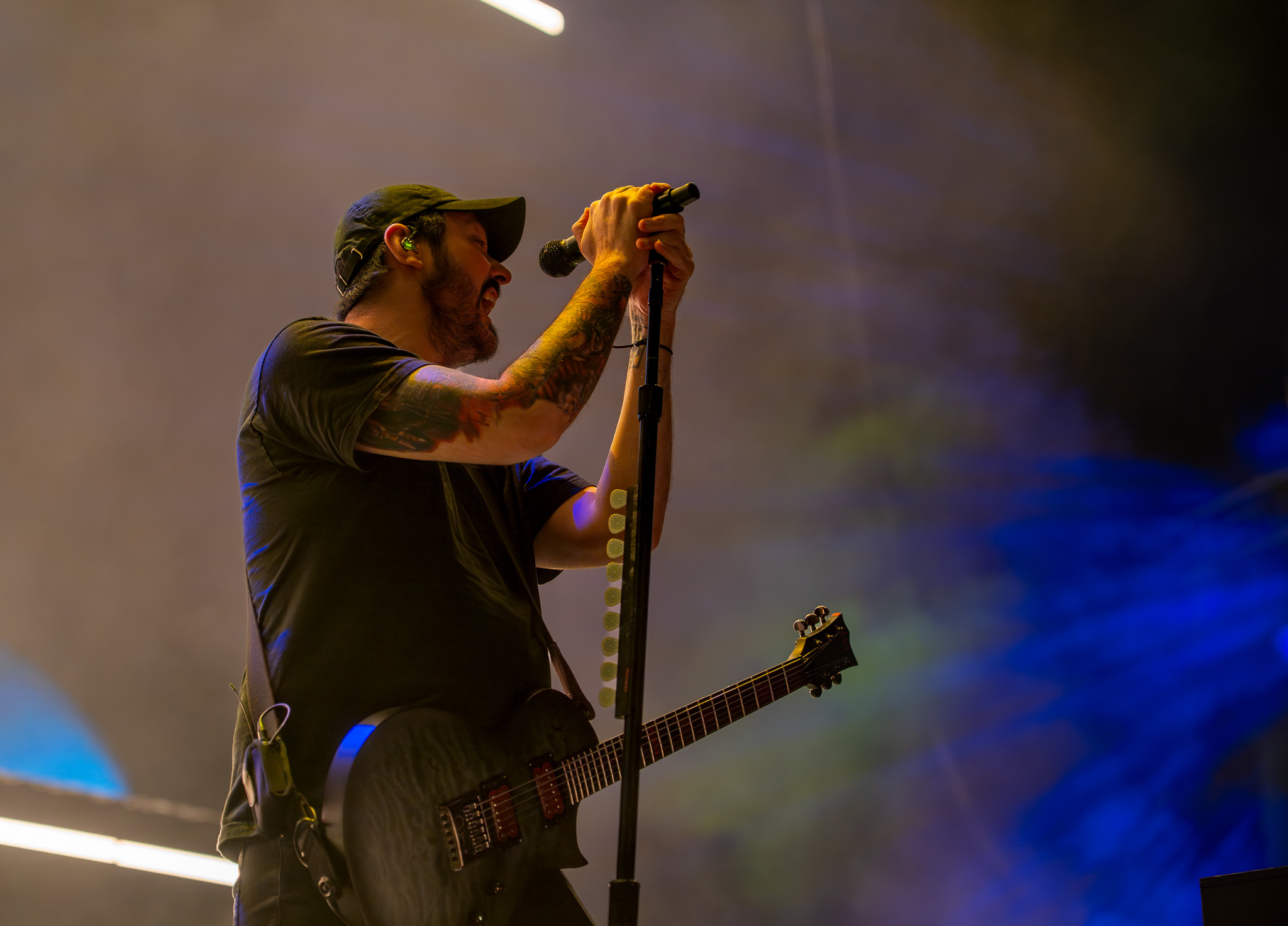 Breaking Benjamin performing live