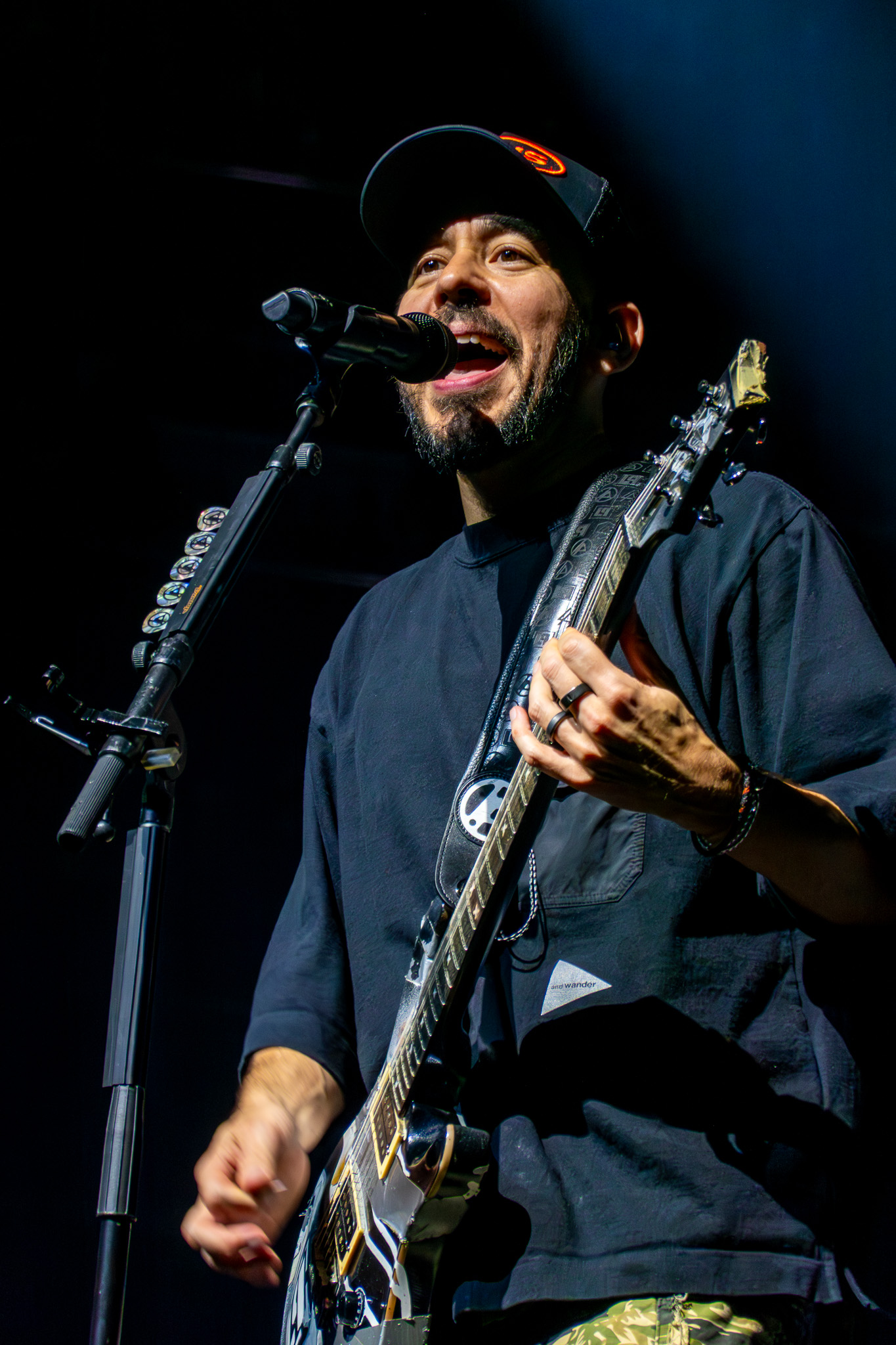 Linkin Park performing live