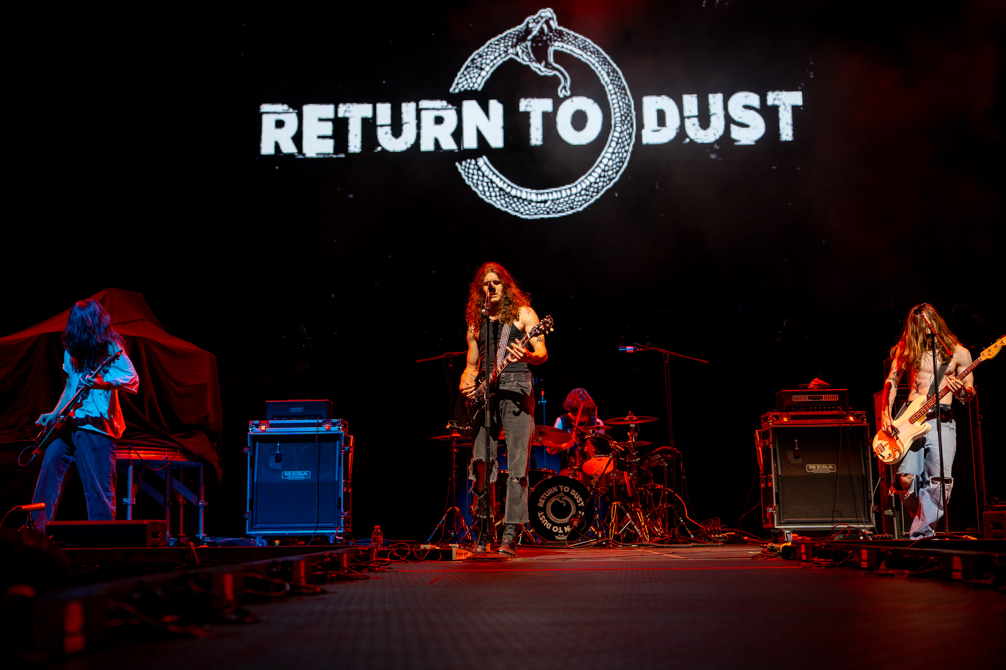 Return To Dust performing live