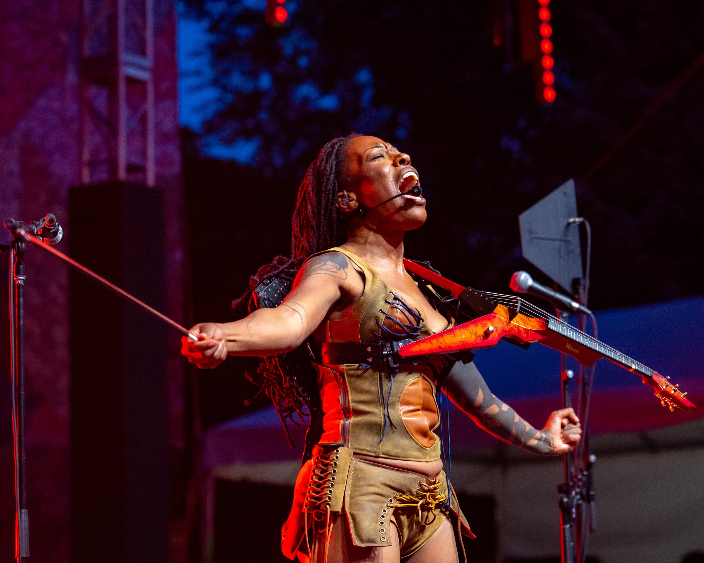 Sudan Archives performing live